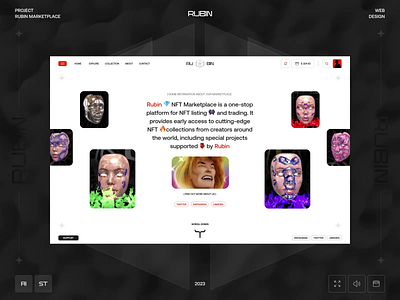 Rubin design interface motion graphics ui ux web