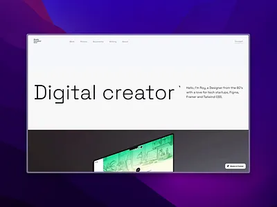 Uncommon breadcrumbs position breadcrumbs clean concept design framer minimal simple typography ui