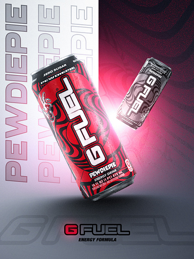 Pewdiepie Gfuel Poster banner design gfuel gfuel poster graphic design pewdiepie poster poster design silentdzns