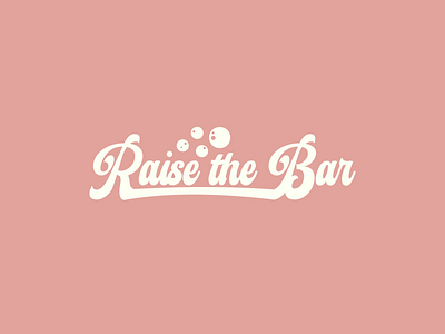 Raise the Bar Logo Proposal branding design flat illustration illustrator logo minimal photoshop ui vector