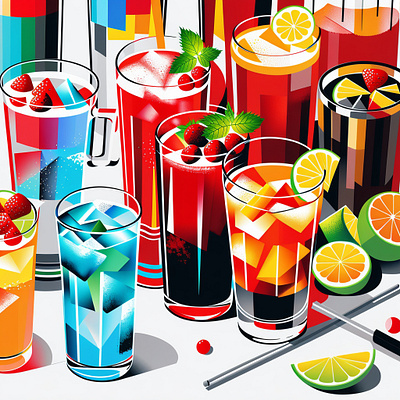 Refreshing drinks cocktail cocktails drink drinks graphic design refreshing spirits