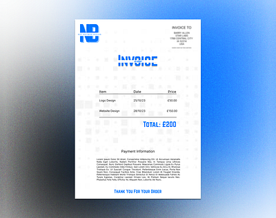 Daily UI 046 - Invoice daily daily 100 challenge daily ui 046 daily ui 46 dailyui dailyui046 dailyui46 design invoice ui uiux ux