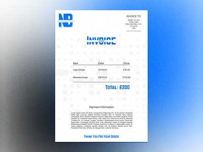 Daily UI 046 - Invoice daily daily 100 challenge daily ui 046 daily ui 46 dailyui dailyui046 dailyui46 design invoice ui uiux ux