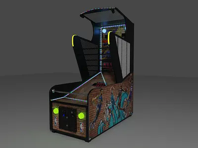 3D arcade basketball machine 3d arcade basketball machine