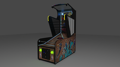 3D arcade basketball machine 3d arcade basketball machine