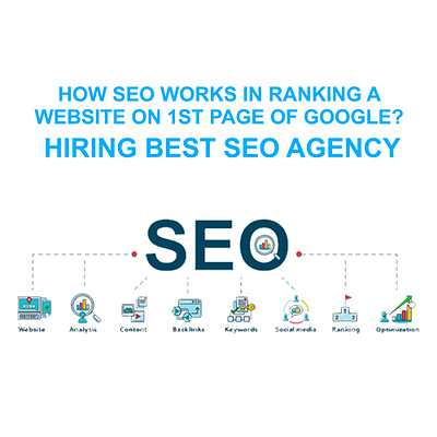 How SEO Works in Ranking a Website on 1st Page of Google? Hiring content marketing search engine optimization seo social media marketing web designing web development