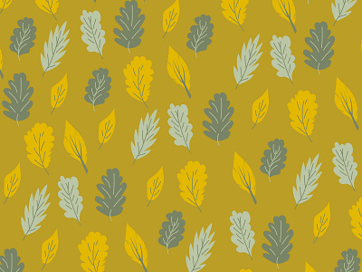 Pattern leaves adobe illustrator illustration leaves pattern vector