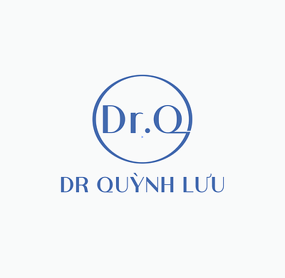 Template DR QUỲNH LƯU branding design graphic design