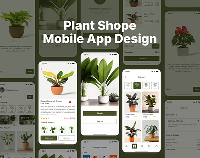 Plant Shope Mobile App UI Design adobe xd figma design graphic design graphiczahangir mobile app mobile app design plant app design plant shop plant shop mobile app prototype responsive design tree plant tree plant moble app tree plant shop ui ui design zahangir zahangir hossain