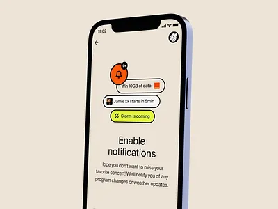Pohoda Festival - Mobile App animation figma interface mobile app mobile interaction motion ui ui design ux