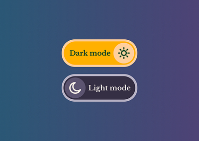 Dark Mode Switch dailyui dark mode design switch ui
