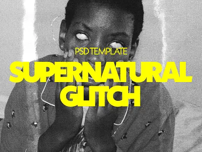 Supernatural Glitch Texture 35mm analog cinema dark dust effect film filter glitch grain horror nightmare paper psd retro spooky stranger things template texture winter