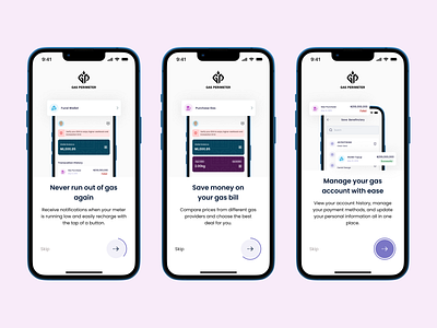 Onboarding Screens ui