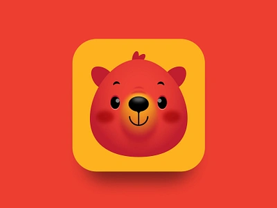 Happy app mascot app bear branding character cub design graphic design happy icon illustration jolly logo mark mascot