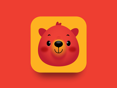 Happy app mascot app bear branding character cub design graphic design happy icon illustration jolly logo mark mascot