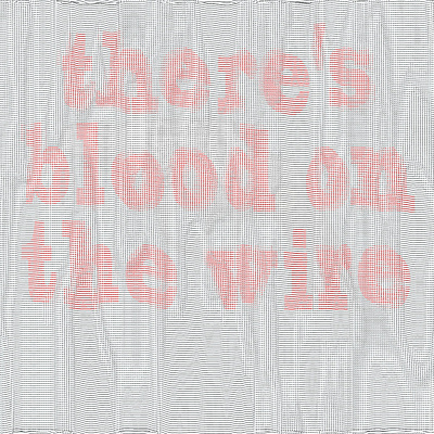 krew XI blood on the wire illustration krew xi noise shunte88 vector