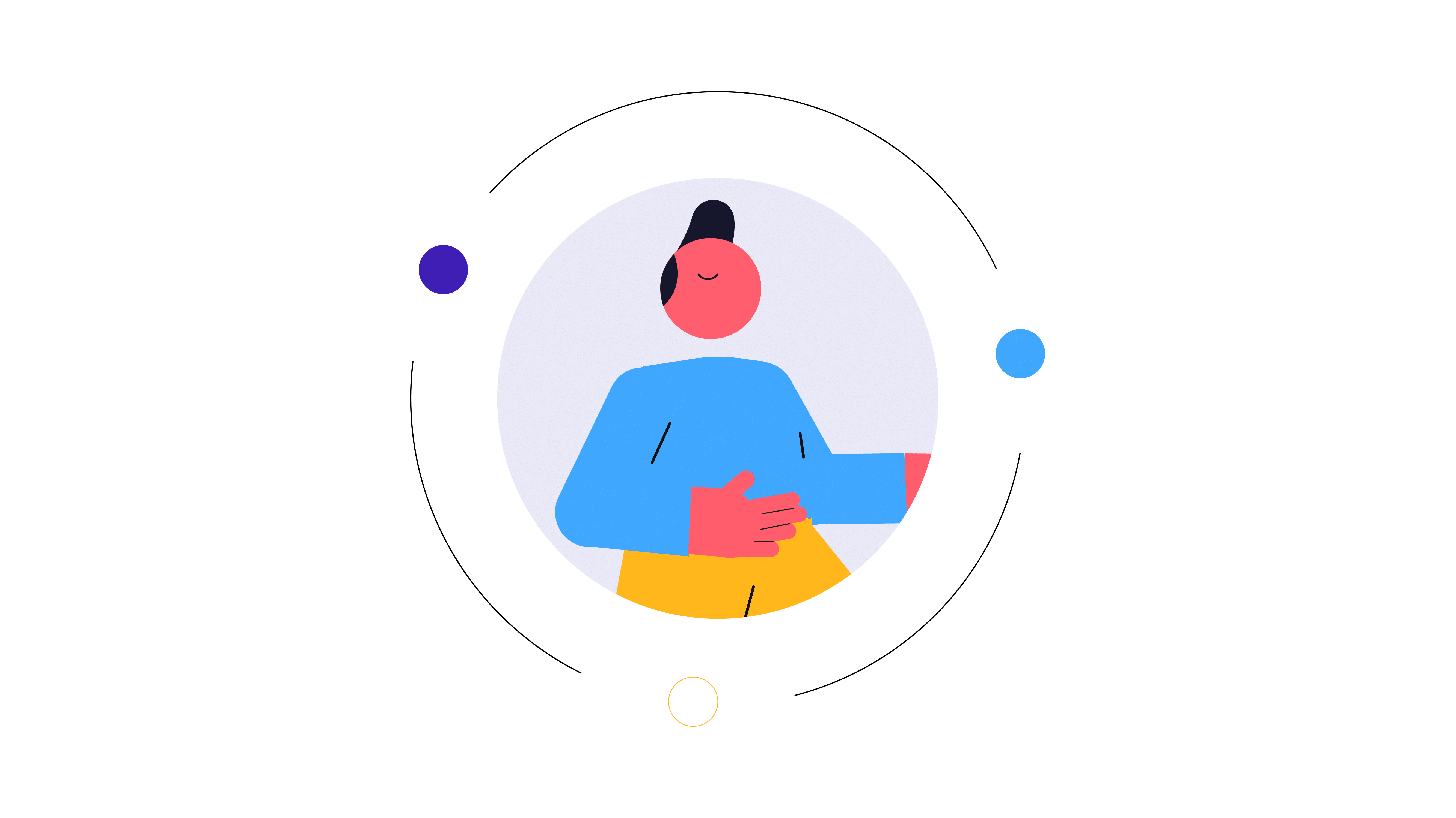 Character Typing 2d 2d animation 2d character 2d illustrator branding illustration motion vector