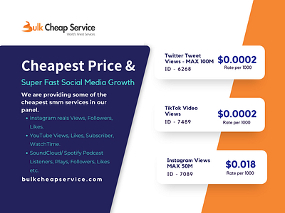 Our Services PRICE List branding bulkcheapservice cheapest smm service design illustration instagram marketing marketing smm social media marketing ui