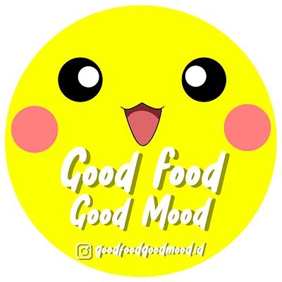 GoodFood GoodMood 2d animation art branding design drawing graphic design illustration logo ui vector