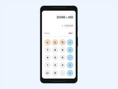 Calculator calculator dailyui ui design uidailychallenge