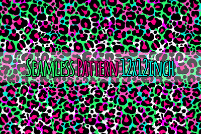 Pink Green Leopard Seamless Pattern, Colorful Leopard Paper abstract cheetah fabric graphic design green illustration leopard pattern pink print seamless pattern sublimation sublimation png t shirt design textile textile design texture wall art wall print