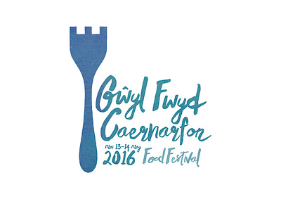 Gwyl Fwyd Food Festival Branding branding festival food illustration logo typography watercolour