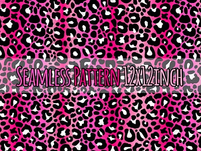 Pink Leopard Print Seamless Pattern, Leopard Texture Print birthday cheetah graphic design illustration leopard paper pattern pink princess print queen seamless seamless pattern sublimation sublimation png t shirt design textile texture white