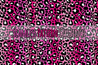 Pink Leopard Print Seamless Pattern, Leopard Texture Print birthday cheetah graphic design illustration leopard paper pattern pink princess print queen seamless seamless pattern sublimation sublimation png t shirt design textile texture white