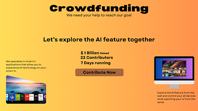 Crowdfunding..!! #DailyUI #032