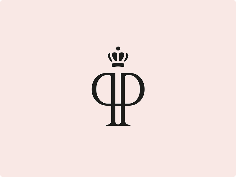 Petit Palais Luxury Logo angola elegant logo kids clothes kids clothing luxury luxury branding luxury logo luxury monogram monogram premium branding premium clothing premium logo premium monogram royal royal brand