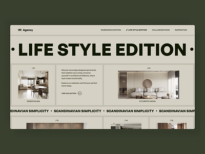 WR Agency | Corporate website design concept corporate design e commerce hero real estate studio ui webdesign website