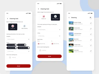cleaning Task mobile app Ui app branding design graphic design illustration logo typography ui ux vector