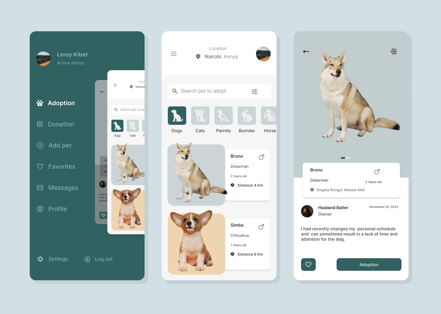 Pets Mobile App Ui By Artiction On Dribbble