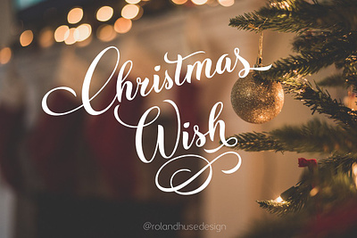 Christmas Wish brush calligraphy calligraphy christmas christmas 2019 christmas calligraphy christmas wish festive happy happy holidays merry christmas seasons greetings