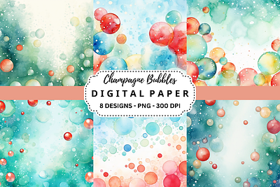 Christmas Bubbles Background tumbler wrap