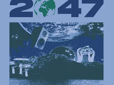 Festival Poster- PARKO 2047 artisticvibes creative design festival festivalcreator flyer illustration modern music musicmaestro park party poster rave retro space techno trance vector vibe