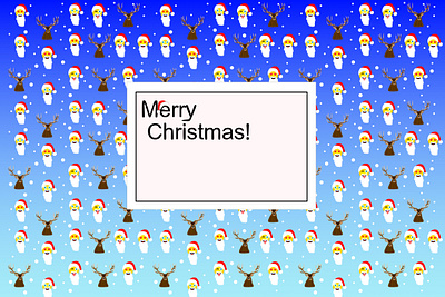 Christmas pattern christmas emoji illustration pattern reindeer santa claus smileys vector