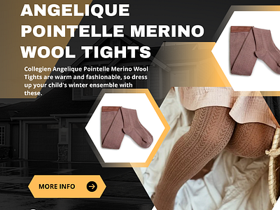 Buy Collegien Angelique Pointelle Merino Wool Tights - Tinyapple