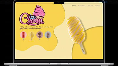 Sweet Ice bars: Playful Ice Cream Delights - Animated Delights 3d animation app branding design graphic design illustration logo motion graphics typography ui ux vector