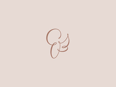 Monogram calligraphy e fitness lettering logo logotype minimalism monogram nature sport type wing
