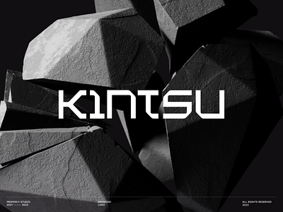 Kintsu Logotype branding crypto defi logo logomark logotype minimal modern technology typography web3