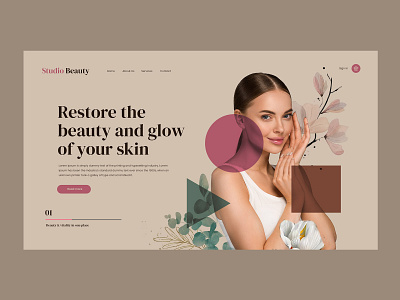 Studio Beauty design graphic design ui user experience user interface ux web design