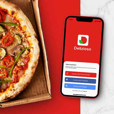 Restaurant App Design app design figma food fresh italian italy logo meal mobile modern order ordering pizza restaurant ui uiux ux