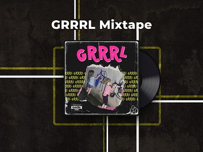 GRRRL Mixtape album cover music playlist punk spotify