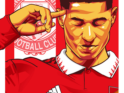 Marcus Rashford artwork football footballart footballillustrated graphic design ill illustration