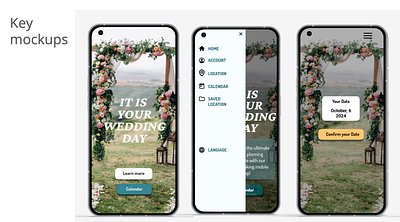Wedding Venue App Design UX/UI - Figma