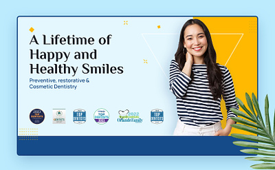 Dental Services Banner banner dental graphics hero banner web design website
