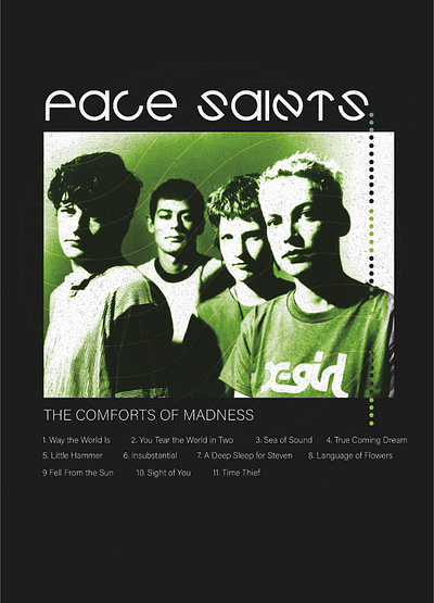 Pale Saints fan poster graphic design poster