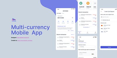 Multi currency mobile app
