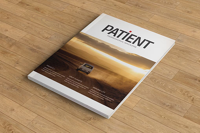 Patient professional magazine design graphic design illustration magazine typography